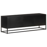 vidaXL Tv-meubel 120x30x40 cm ruw mangohout
