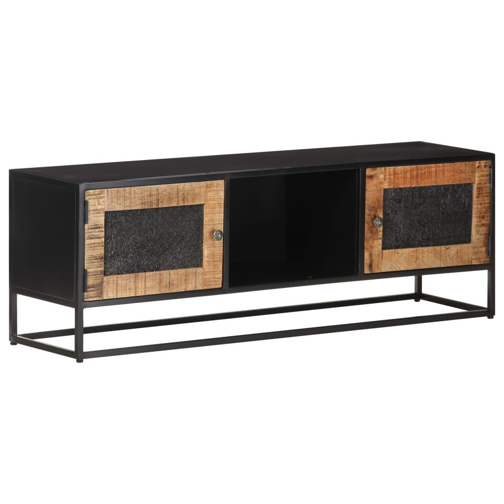 vidaXL Tv-meubel 120x30x40 cm ruw mangohout
