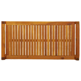 vidaXL 2-delige Loungeset met crèmewitte kussens massief hout