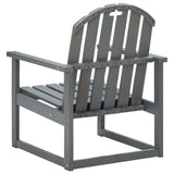 vidaXL Jardin 2 st massif acaciahout gris