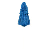 vidaXL Strandparasol Hawaï 180 cm blauw