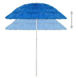 vidaXL Strandparasol Hawaï 180 cm blauw