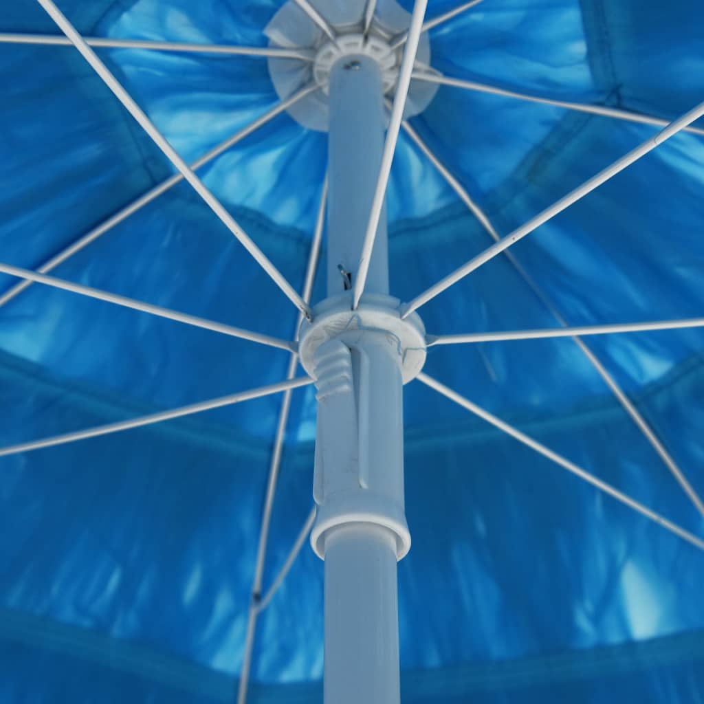 vidaXL Strandparasol Hawaï 180 cm blauw