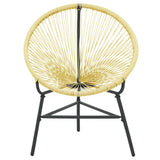 vidaXL Tuinstoel Acapulco poly rattan beige