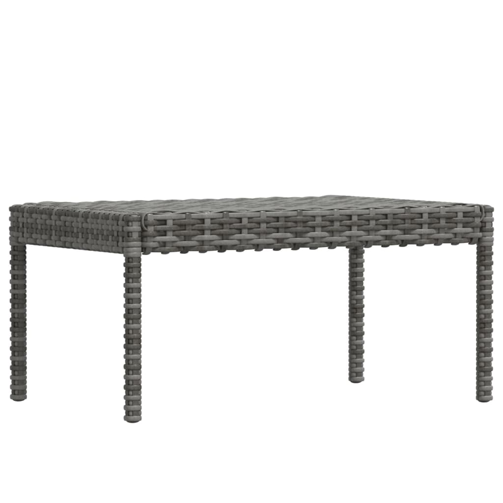 vidaXL Ensemble de salon 6 personnes avec des chaises en poly rotin confortables