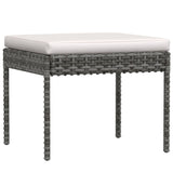 vidaXL Ensemble de salon 6 personnes avec des chaises en poly rotin confortables
