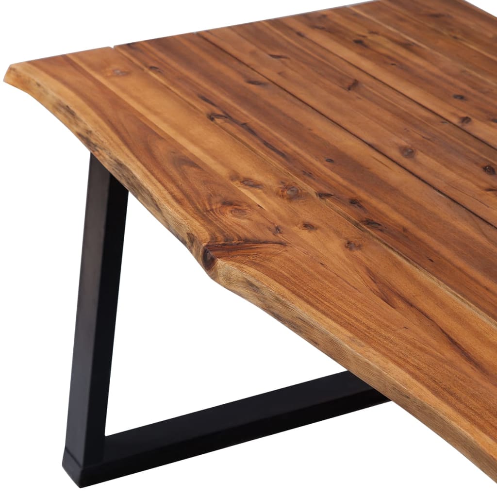 vidaXL Eettafel 170x90x75 cm acacia massif