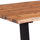 vidaXL Eettafel 170x90x75 cm acacia massif