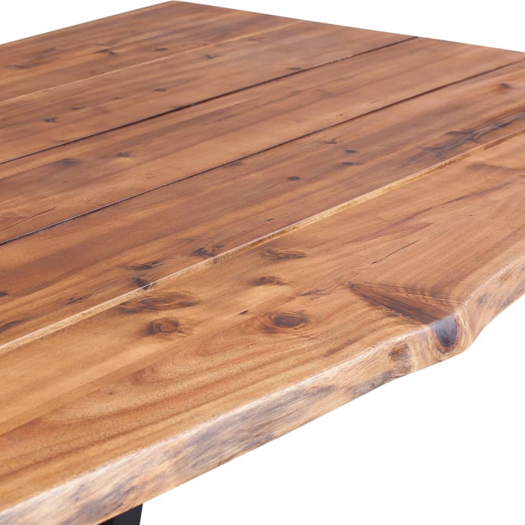 vidaXL Eettafel 170x90x75 cm acacia massif
