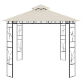 vidaXL Prieel 160 g/m² 4x3x2,7 m crèmekleurig