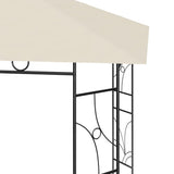 vidaXL Prieel 160 g/m² 4x3x2,7 m crèmekleurig