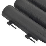 vidaXL Gazonranden 36 st 10 m PP antracietkleurig