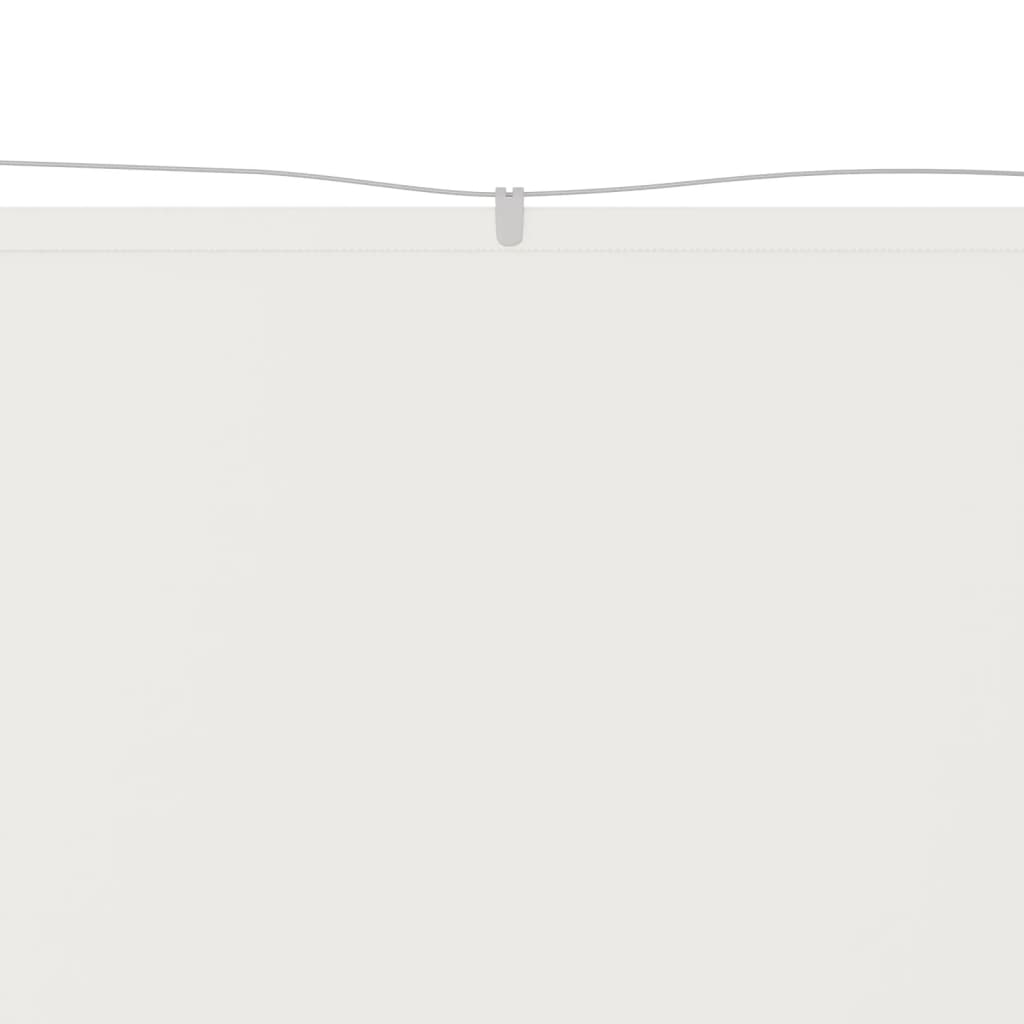 vidaXL Vertical Awning 140x270 cm Oxford fabric white