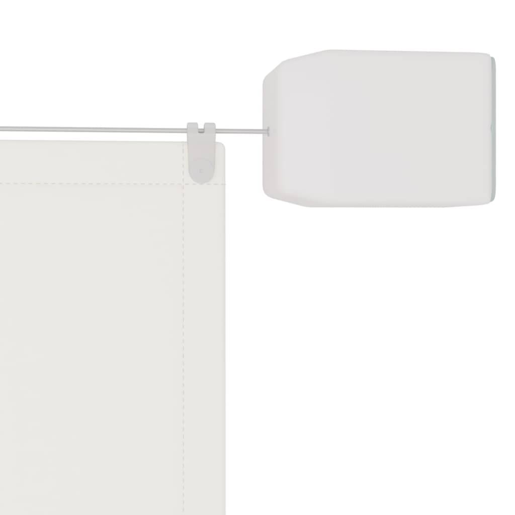 vidaXL Vertical Awning 140x270 cm Oxford fabric white
