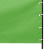 vidaXL Balcony Screen 80x240 cm oxford fabric light green