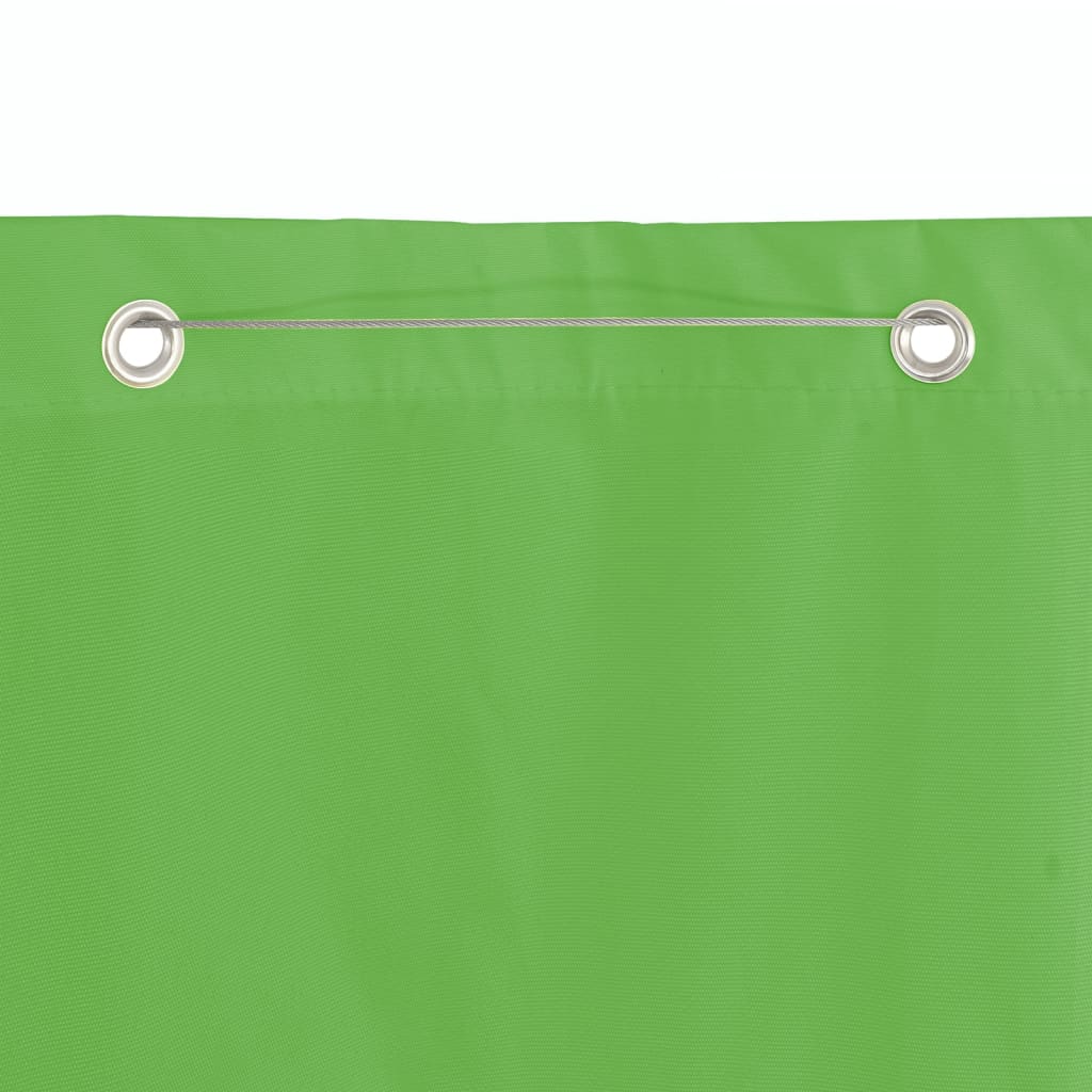 vidaXL Balcony Screen 80x240 cm oxford fabric light green