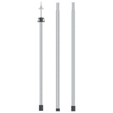 vidaXL Luifelstok telescopisch 102-260 cm aluminium