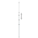 vidaXL Luifelstok telescopisch 102-260 cm aluminium