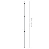 vidaXL Luifelstok telescopisch 102-260 cm aluminium