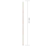 vidaXL Sunshade Poles 200 cm Galvanized Steel