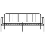 vidaXL Slaapbank metaal zwart 90x200 cm