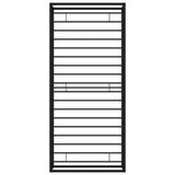 vidaXL Cadre de lit métal noir 90x200 cm
