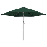 vidaXL Vervangingsdoek voor parasol 300 cm groen