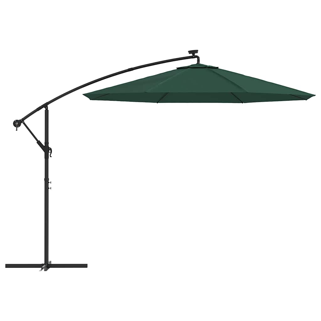 vidaXL Vervangingsdoek voor zweefparasol 300 cm groen