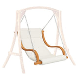 vidaXL Rocking Chair without Rocking Frame with Cushion Bent Wood