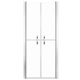 vidaXL Shower Door 71x190 cm ESG Transparent