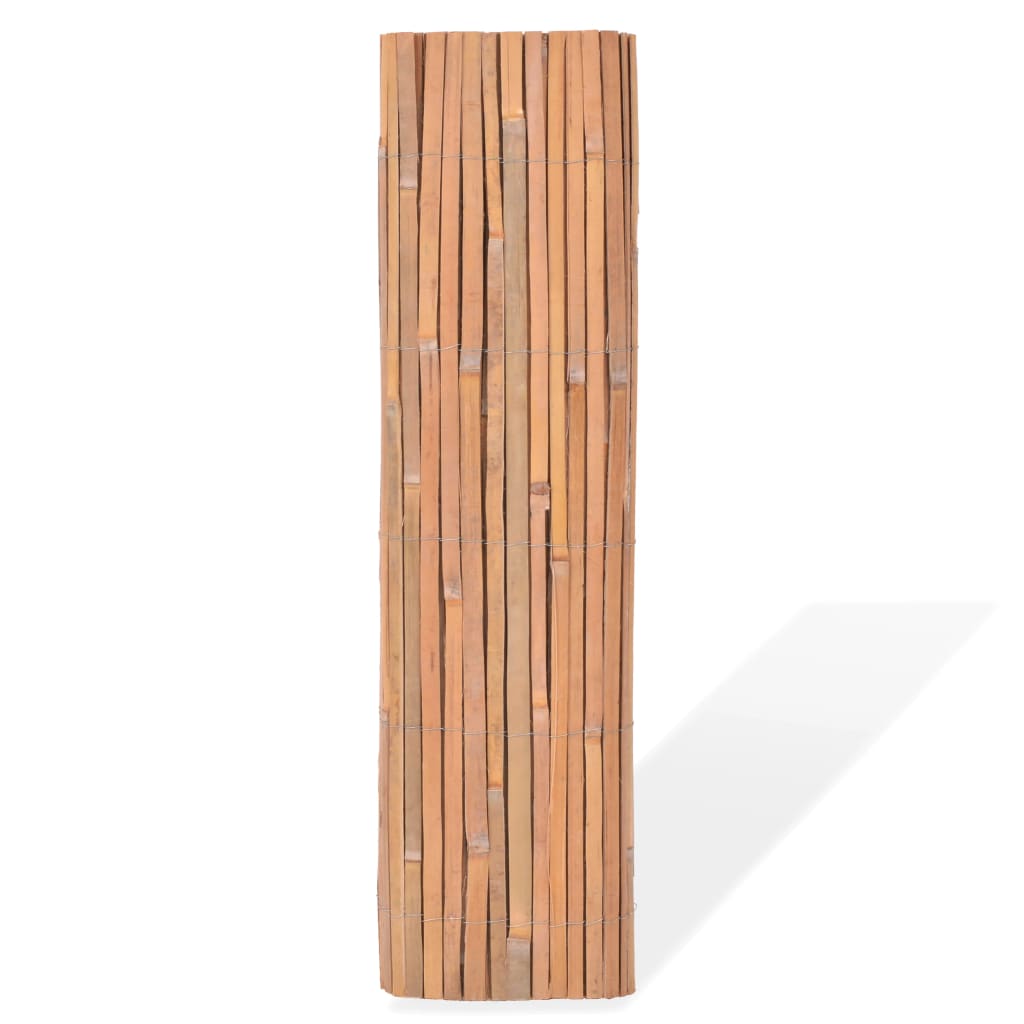 vidaXL Fences 2 pcs 100x400 cm bamboo