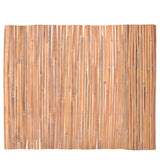 vidaXL Fences 2 pcs 100x400 cm bamboo