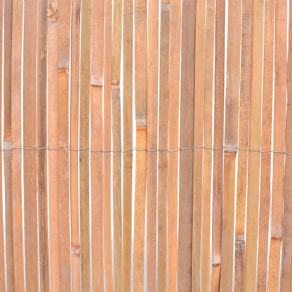 vidaXL Fences 2 pcs 100x400 cm bamboo