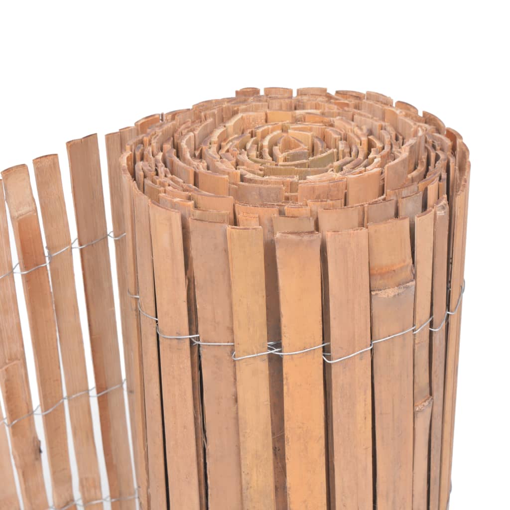vidaXL Fences 2 pcs 100x400 cm bamboo