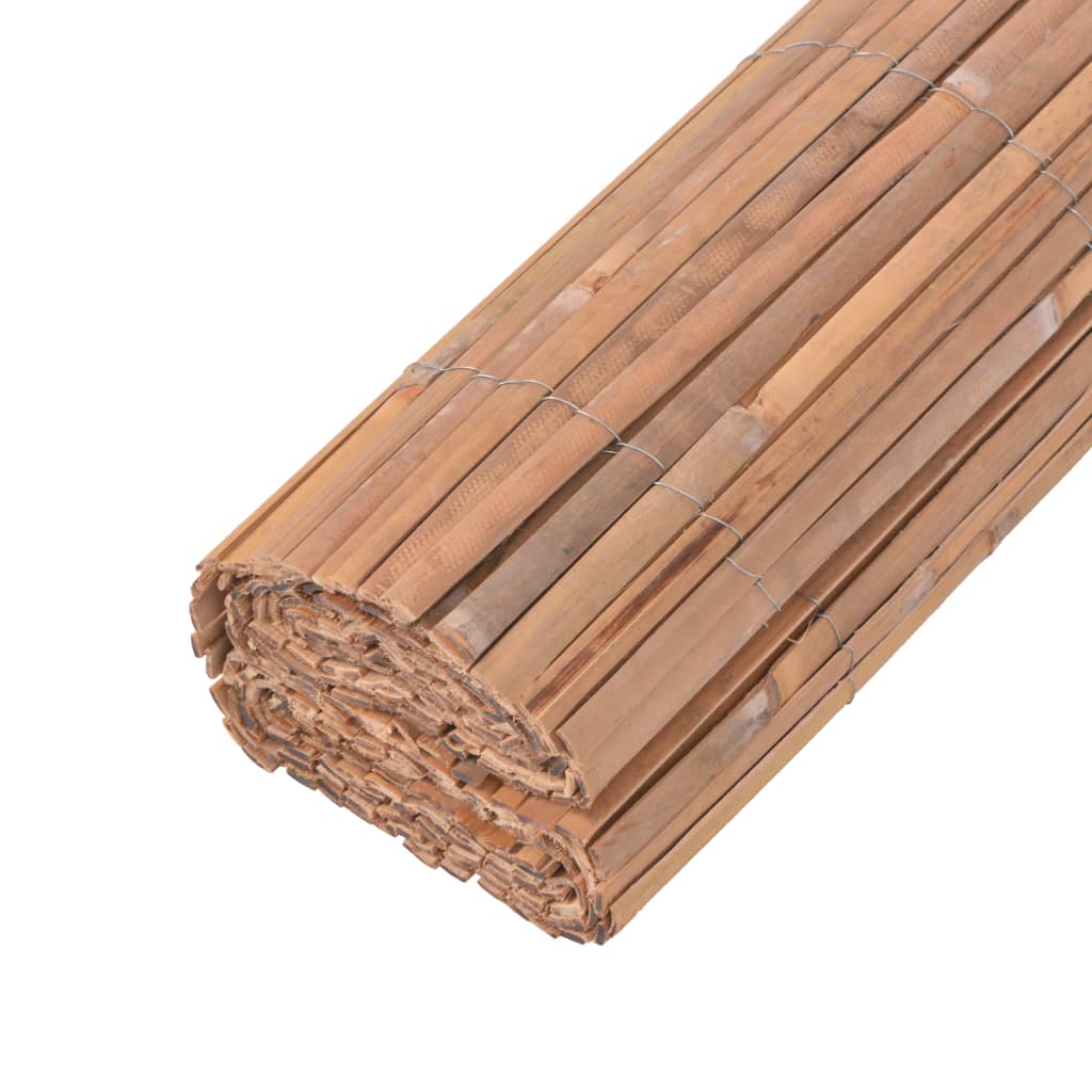 vidaXL Fences 2 pcs 100x400 cm bamboo