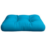 vidaXL Pallet Cushion 50x50x12 cm Fabric Blue