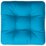 vidaXL Pallet Cushion 50x50x12 cm Fabric Blue