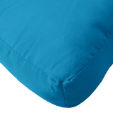 vidaXL Pallet Cushion 50x50x12 cm Fabric Blue