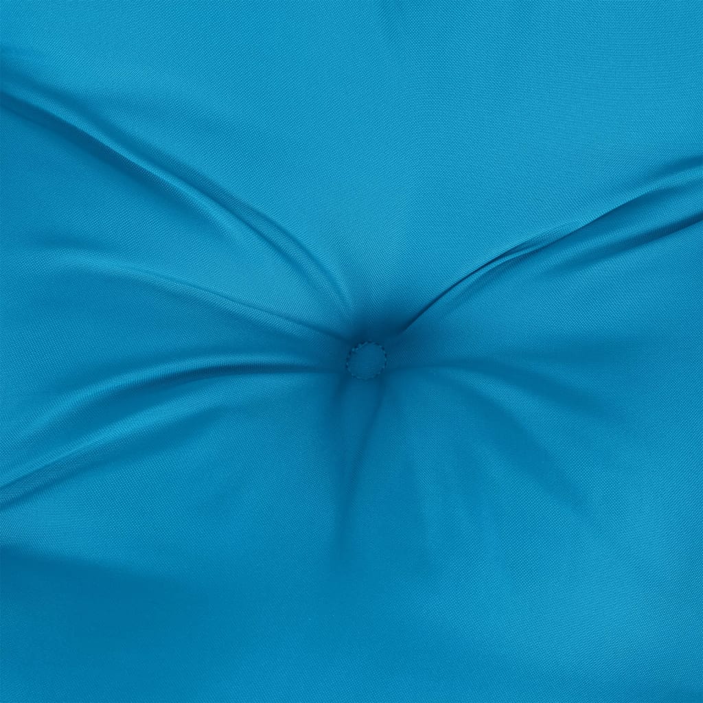vidaXL Pallet Cushion 50x50x12 cm Fabric Blue