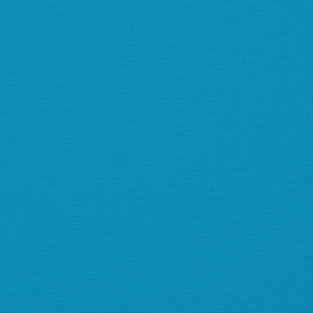 vidaXL Pallet Cushion 50x50x12 cm Fabric Blue