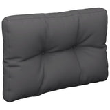 vidaXL Pallet Cushions 2 pcs Fabric Anthracite