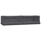 vidaXL Pallet Cushions 5 pcs fabric anthracite