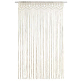 vidaXL Macrame Curtain 140x240 cm Cotton