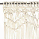 vidaXL Macrame Curtain 140x240 cm Cotton