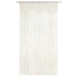 vidaXL Macrame Curtain 140x240 cm Cotton