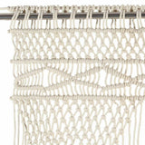 vidaXL Macrame Curtain 140x240 cm Cotton