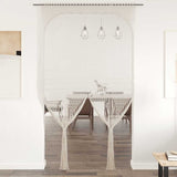 vidaXL Macrame Curtain 140x240 cm Cotton