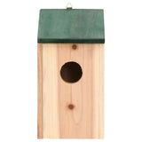 vidaXL Vogelhuisjes 10 st 12x12x22 cm massief vurenhout