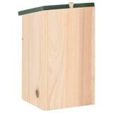 vidaXL Vogelhuisjes 10 st 12x12x22 cm massief vurenhout