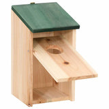 vidaXL Vogelhuisjes 10 st 12x12x22 cm massief vurenhout